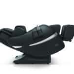 positive posture massage chair fully reclined, black