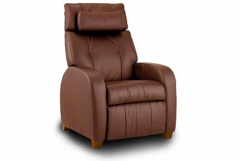 Positive Posture Cafe+ Recliner, Brown color, Angle to the right