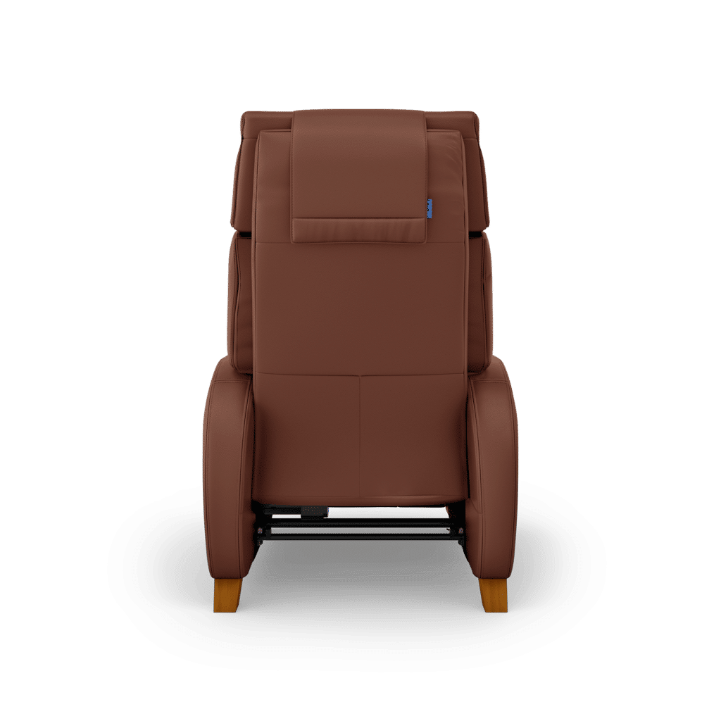 Leather And Foam Brown Car Seat Back Massager